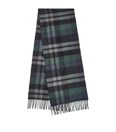 Begg X Co Cashmere Arran Ferguson Scarf In Green