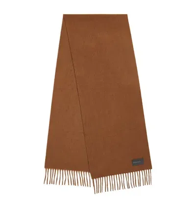 Begg X Co Cashmere Scarf In Brown