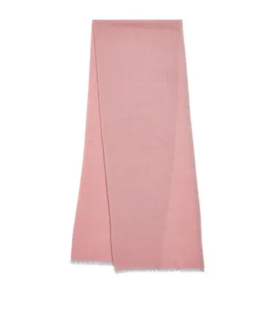 Begg X Co Cashmere Wispy Scarf In Pink