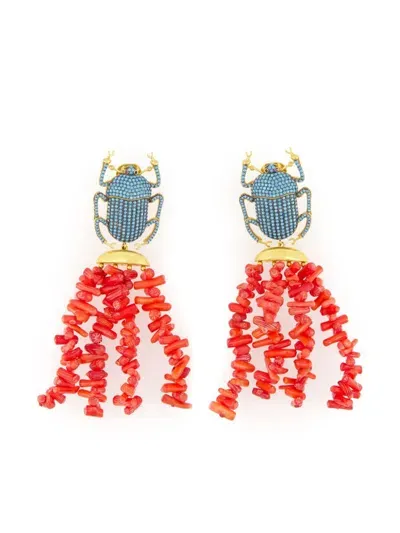 Begüm Khan Pharaoh Corsica Clip-on Earrings In Gold