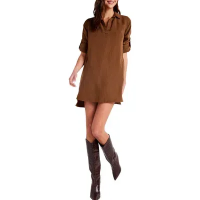 Bella Dahl A-line Shirtdress In Twilight Gold