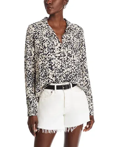 Bella Dahl Clean Shirt In Abstract Bloom