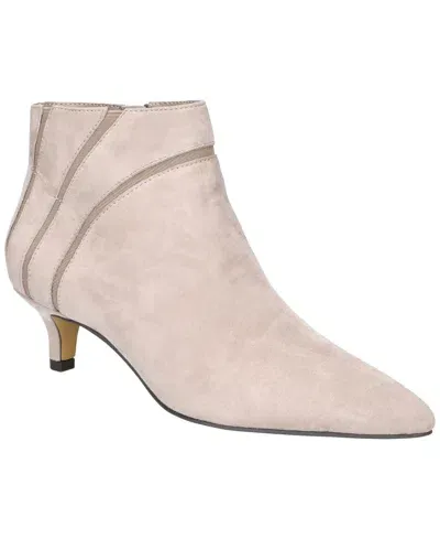 Bella Vita Women's Faraday Dress Shooties In Stone Kidsuede Leather