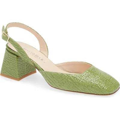 Bells & Becks Lana Slingback Pump In Green