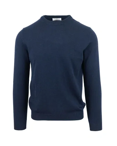 Bellwood Basic Crewneck In Cashmere Blend In 15blu Scuro