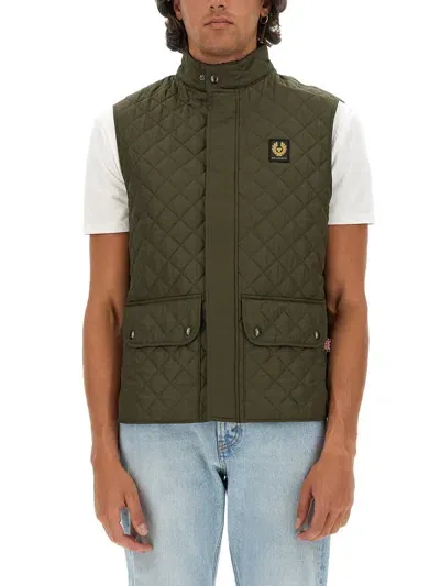 Belstaff Icon Vest In Green