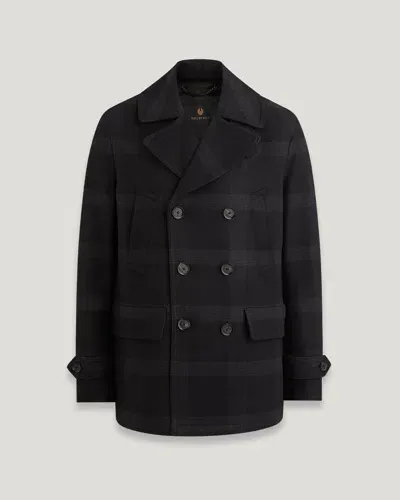 Belstaff Milford Peacoat In Blue