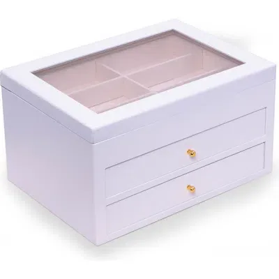 Bey-berk Kelly 18-pair Glasses Storage Box In White