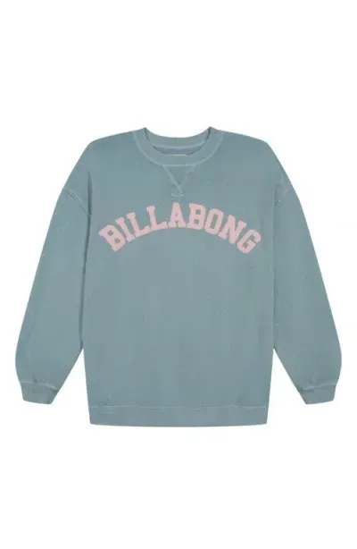 Billabong Kids' Logo Graphic Sweatshirt In Dusk Blue