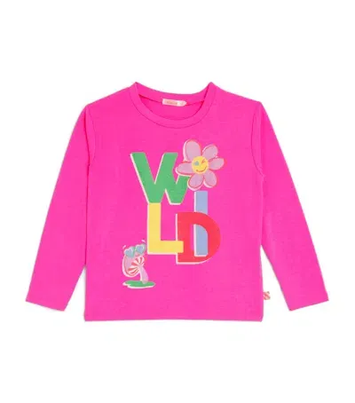 Billieblush Kids' Printed T-shirt In Pink