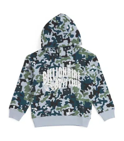 Billionaire Boys Club Kids' Camo Arch Logo Hoodie In Blue