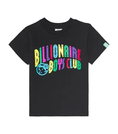 Billionaire Boys Club Kids' Cotton Arch Logo T-shirt In Black