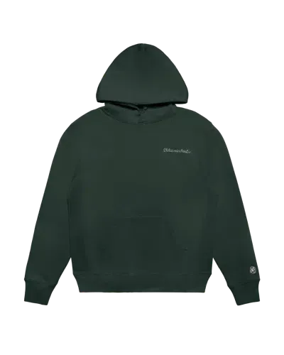 Billionaire Boys Club Kids' Embroidered Logo Hoodie In Forest Green