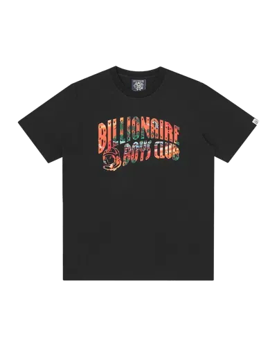 Billionaire Boys Club Kids' Tropical Island Fill Arch Logo T-shirt In Black