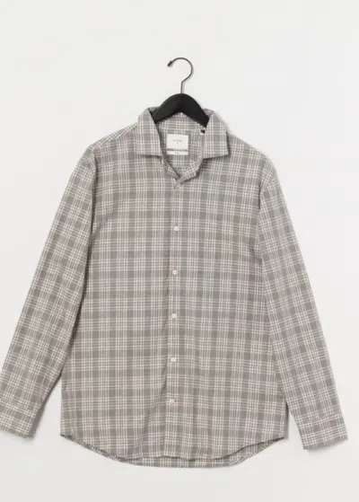 Billy Reid Plaid Hutcheson Sport Shirt - Grey Multi