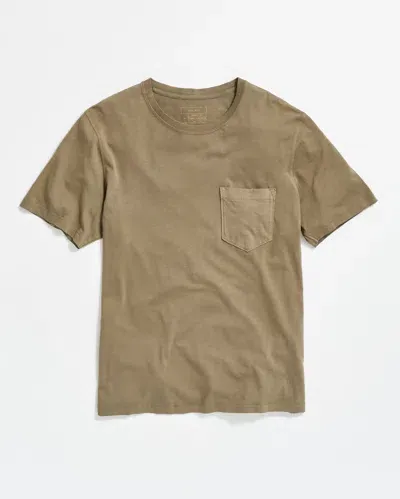 Billy Reid Washed Tee In Green