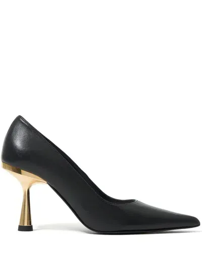 Bimba Y Lola 80mm Leather Pumps In Black