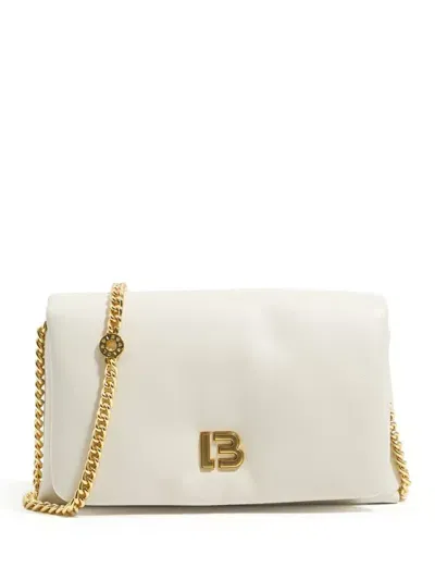 Bimba Y Lola Mini Leather Crossbody Bag In White