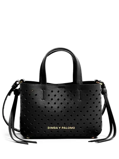 Bimba Y Lola X Palomo Spain Mini Chihuahua Tote Bag In Black