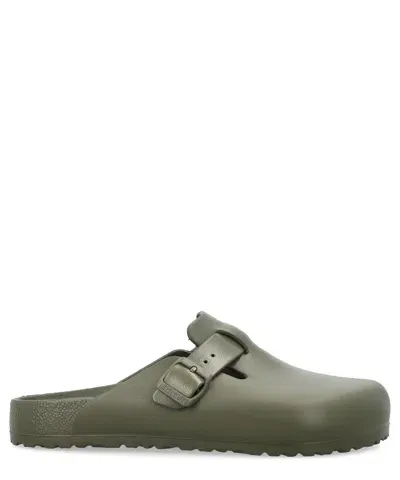 Birkenstock 1774 Boston Slippers In Green