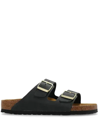 Birkenstock Arizona Leather Sandals In Green