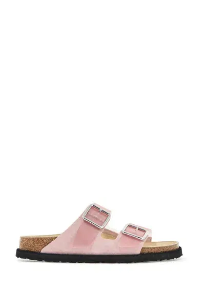 Birkenstock Arizona Pvc Slide Sandals In Rosa