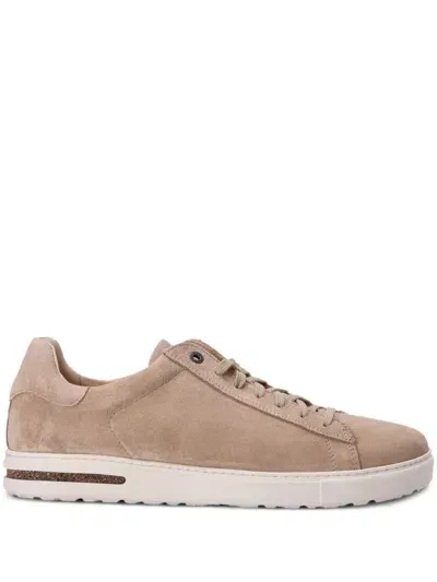 Birkenstock Bend Low Leather Low-top Sneakers In Beige