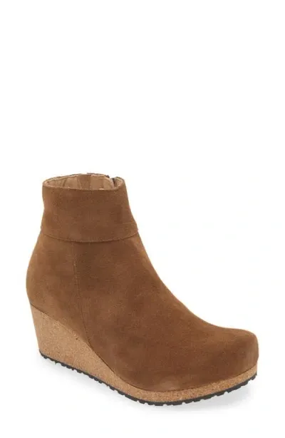 Birkenstock Ebba Wedge Bootie In Dark Tea