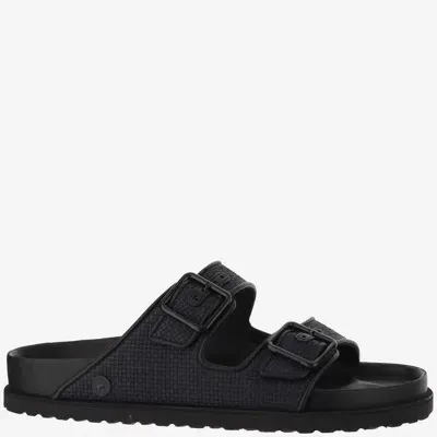 Birkenstock Sandals 1774 Arizona Raffia In Black