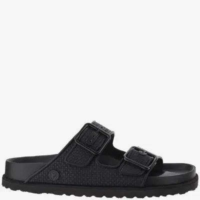 Birkenstock Sandals 1774 Arizona Raffia In Black