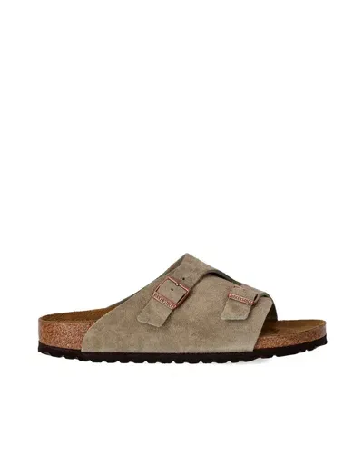 Birkenstock Taupe Narrow Zürich Sandals In Beige