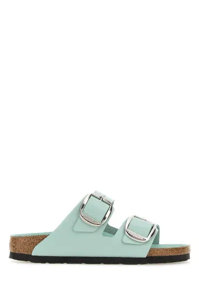 Birkenstock In Green Fabric