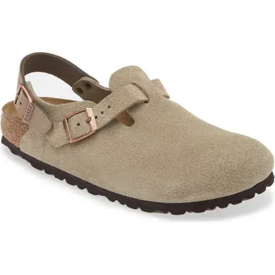 Birkenstock Tokio Clog In Taupe