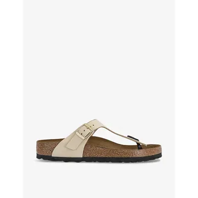 Birkenstock Flat Thong Sandals - Gizeh In Gde