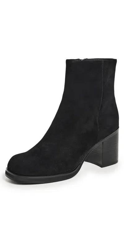 Black Suede Studio Finley Boots Black