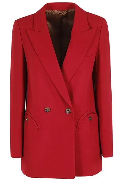 Blazé Milano Cool And Easy Everyday Blazer In Red