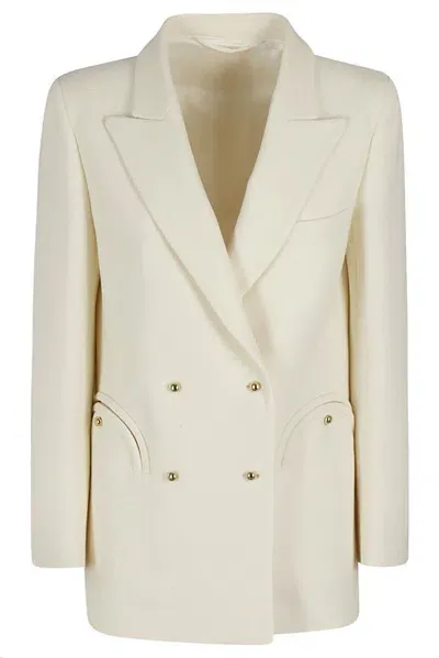 Blazé Milano Everyday Resolute Double Breasted Blazer In White