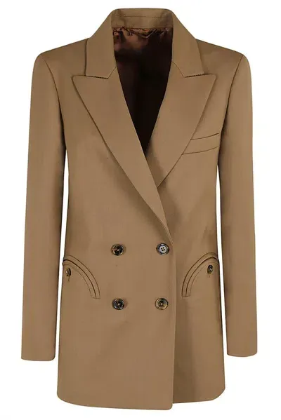 Blazé Milano Jay Everyday Wool Blend Jacket In Brown