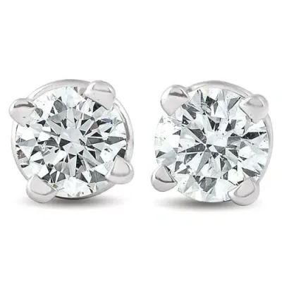 Bliss Diamond 1/4 Ct Tw Diamond Studs 14k White Gold Lab Grown