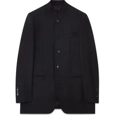 Blk Dnm 67 Wool Blazer In Black Wool Mohair