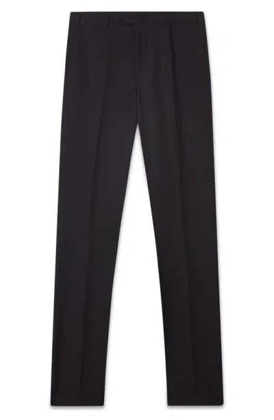 Blk Dnm Wool Trousers In Black Wool Mohair