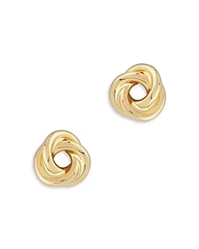 Bloomingdale's Kids' Children's Love Knot Stud Earrings In 14k Yellow Gold