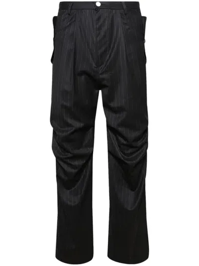 Bluemarble Parachute Trousers In Black