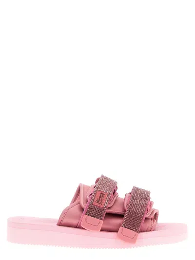 Blumarine X Suicoke Low Sandals In Pink