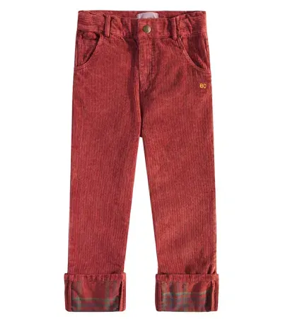 Bobo Choses Kids' B.c. Cotton Corduroy Straight Pants In Brown