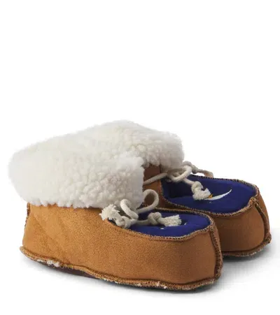 Bobo Choses Baby Beneath The Moon Booties In Blue