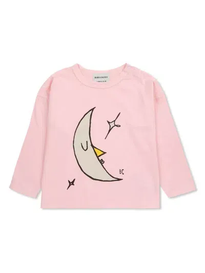 Bobo Choses Baby Beneath The Moon T-shirt In Pink & Purple