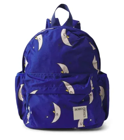 Bobo Choses Kids' Beneath The Moon Printed Backpack In Blue