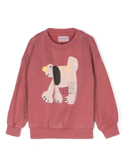 Bobo Choses Kids' Fairy Dog Sweater In Red