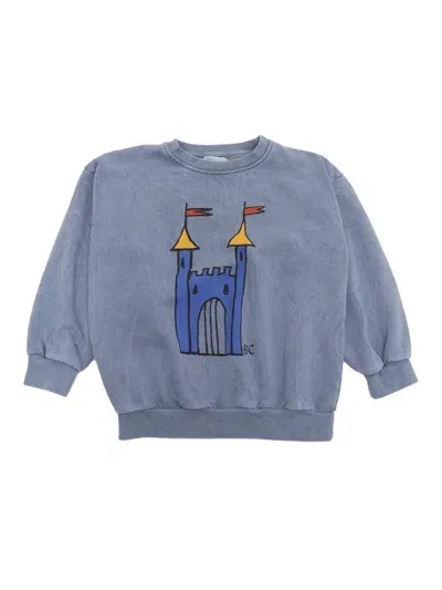 Bobo Choses Kids' Faraway Castle Sweatshirt In Gray